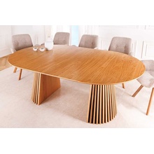 Rozťahovací jedálenský stôl z masívu a MDF Valhalla Wood Dub 120-160-200cm