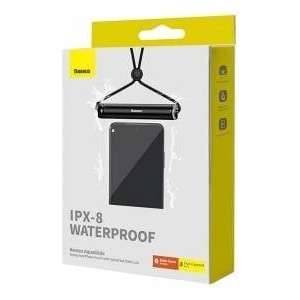 Baseus AquaGlide universal waterproof case with cylinder lock (black)