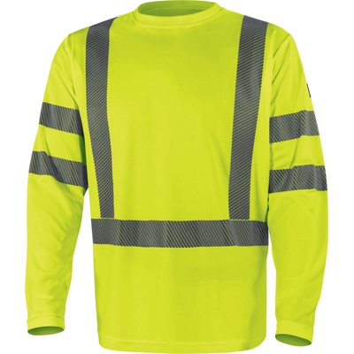 Delta COSMOS Unisex reflexné tričko s dlhým rukávom fluo žltá M