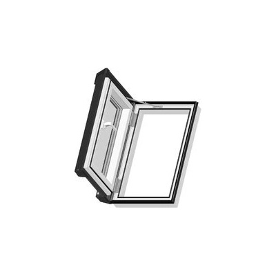 BAUSTAR Střešní výlez plastový 78 x 98 pravý, zateplený, bílý – Zboží Mobilmania