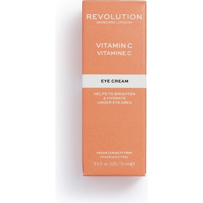 Revolution Skin REVOLUTION Skincare Vitamin C Brightening Eye Cream Продукт за очи дамски 15ml