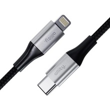 Allity GSM186389 USB-C/Lightning, 1m, černý