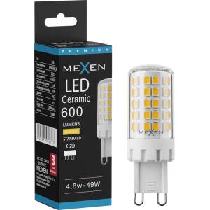 Mexen Aura LED крушка G9, 4, 8W, Топла - 3000K, 600 lm - L121-G9-0530-01 (L121-G9-0530-01)