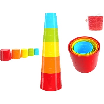 Mikro trading Pyramida skládací kalíšky 5 ks