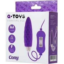 A-Toys, Vibro vajíčko 'Cony', s ovládacím panelom, silikón, fialová