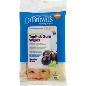 Dr. Brown's Мокри кърпички за зъби и венци Dr. Brown's, 30 броя (72239300169) - baby