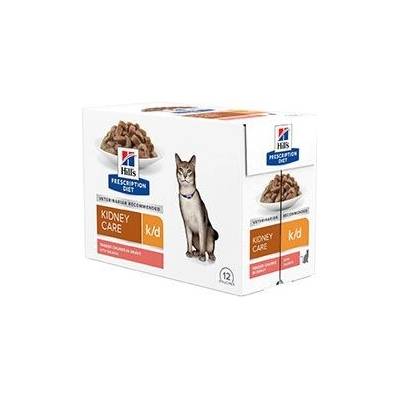 Hill's Prescription Diet Feline k/d Kidney Care s lososem 12 x 85 g