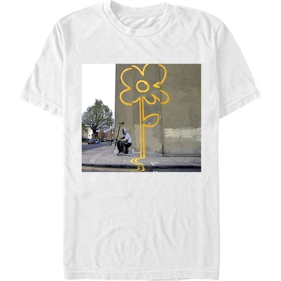 ZOOT. Fan Бяла Banksy (Brandalised) Yellow Line Flower ZOOT. Fan | Byal | МЪЖЕ | S