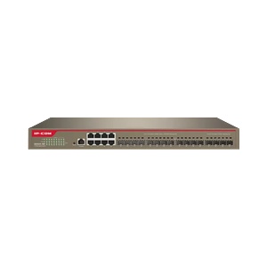 IP-COM G5324-16F, 24 портов Layer 3 cloud managed суич оптимизиран за видеонаблюдение (G5324-16F)