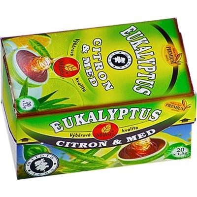 Milota Eukalyptus citron med 30 g 20 x 1,5 g
