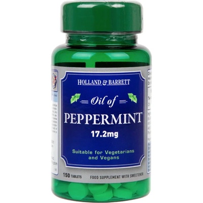 Holland & Barrett Oil of Peppermint olej z máty peprné 150 tablet