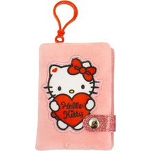Prívesok na kľúče Minizápisník s klipem Hello Kitty růžový
