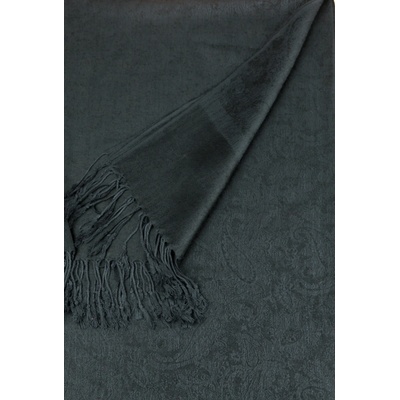 Kašmírová šála černá 185 x 70 cm