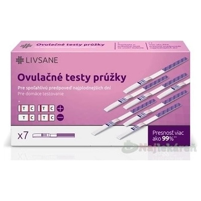 Livsane Ovulačný test prúžky 7 ks