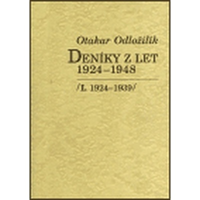 Deníky z let 1924-1948 I., II. - Otakar Odložilík