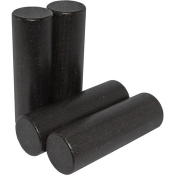 DrKO Dřevěný válec 12 cm 1ks černá