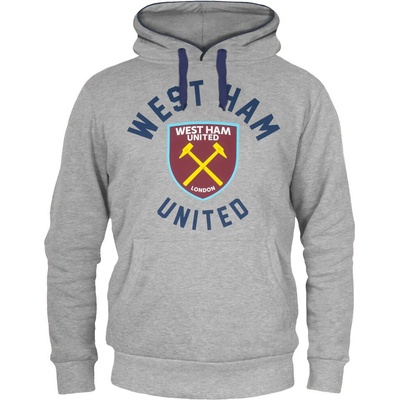 Fan-shop mikina WEST HAM UNITED Graphic šedé