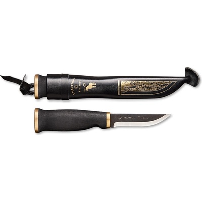 Marttiini Black Deer, pevný s koženým pouzdrem 547021W
