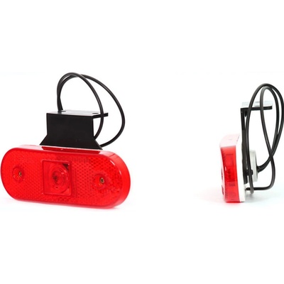 Světlo poziční W47 (230Z) LED 12+24V červené