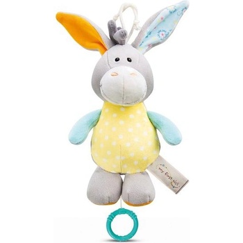 NICI mfn плюшено магаре за окачване с музикален механизъм, 18см