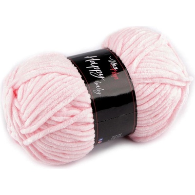 Pletací žinylková příze Happy Baby 100 g Varianta: 11 (41061) růžová sv., Balení: 1 ks 58132/148189/273905