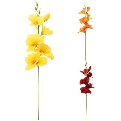 KS GLADIOLA ORANŽOVÝ,ŽLTÝ,ČERVENÝ MIX/3 55CM