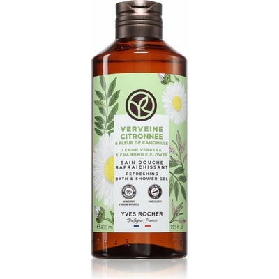 Yves Rocher Lemon Verbena & Chamomile Flower sprchový gél vône citrónová verbena & kvet harmančeka 400 ml