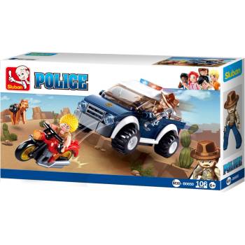 Sluban B0650 Offroad a zlodej na motorke