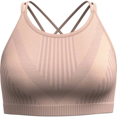 Smartwool Дамски спортен сутиен Smartwool Women's Intraknit Strappy Bra Sports bra - Pink Sugar Heather - размер XS (114-2579-0614)