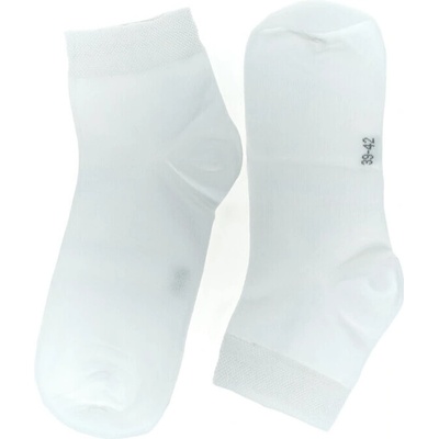 Pánske bavlnené ponožky Comfort FZ2006 White biele