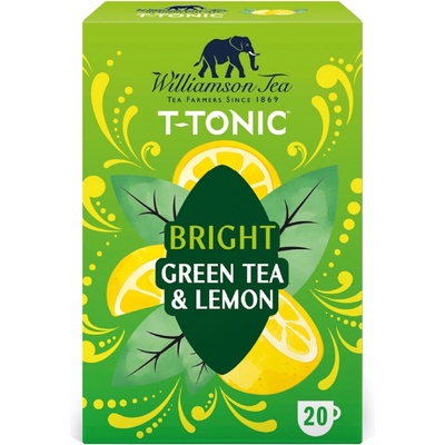 WILLIAMSON TEA zelený čaj S CITRÓNEM 20 ks 40 g