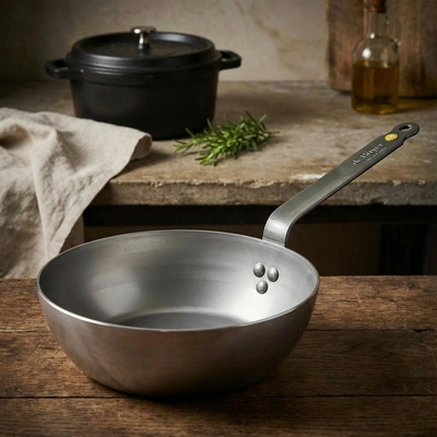 de Buyer Hlboká oceľová panvica Mineral B Element 28 cm