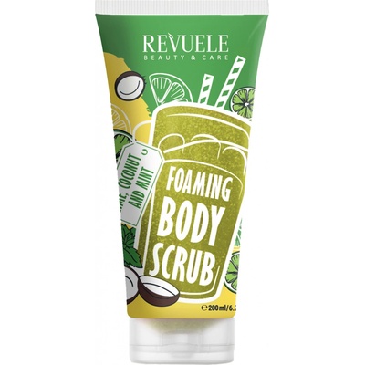 Revuele Lime&Coconut&Mint tělový sprchový peelingový gel 200 ml