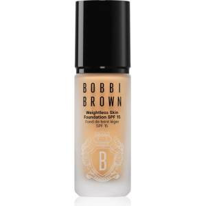 Bobbi Brown Weightless Skin Foundation SPF 15 Mini дълготраен матиращ фон дьо тен с хидратиращ ефект цвят Warm Honey 13ml