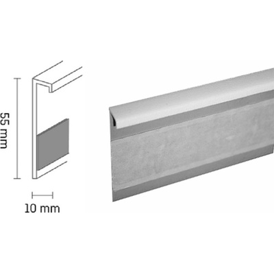 Döllken Kobercová lišta bílá TL55 2,5 m