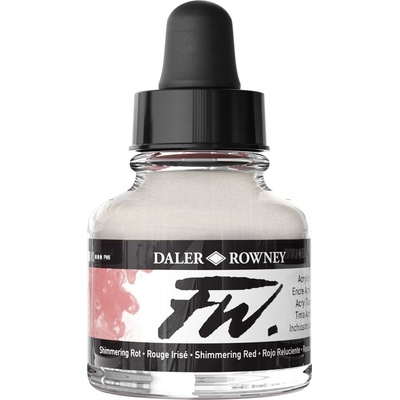 Daler Rowney FW Акрилно мастило Shimmering Red 29, 5 ml 1 бр (160029713)