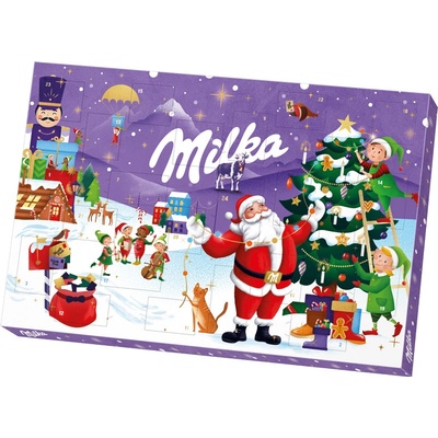 Milka Adventní kalendář z mléčné čokolády 200g