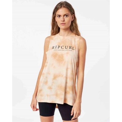 RIP CURL tielko Vaporcool Tie Dye Tank Nude (4043)