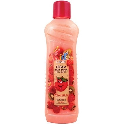 Bohemia Gifts detská krémová kúpeľová pena Jahoda 1000 ml