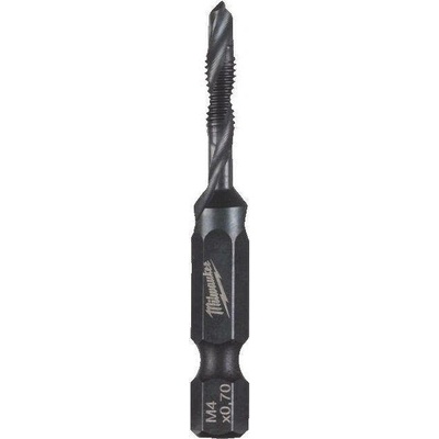 MILWAUKEE 4932498262 závitník strojní kombinovaný 3v1, M4*52mm, upnutí 6-hran 1/4" 4932498262