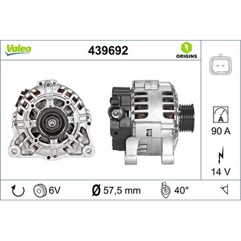 Alternátor VALEO 439692