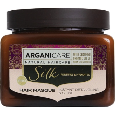 Arganicare maska na vlasy s hodvábom 500 ml