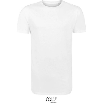 Sol's Magnum Men pánske dlhé tričko biele
