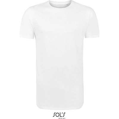 Sol's Magnum Men pánske dlhé tričko biele