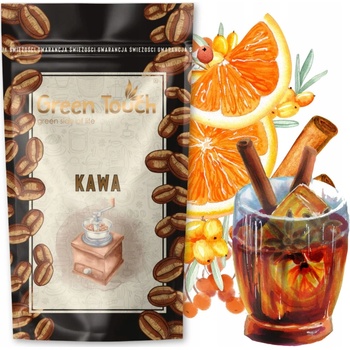 Green Touch KÁVA MLETÁ vianočná POMARANČOVÁ korenistá hrejivá 200 g