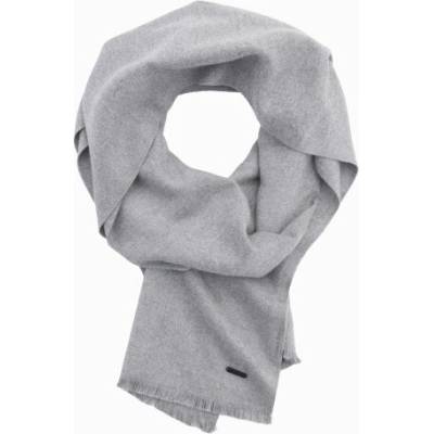 Ombre Clothing pánská šála s třásněmi šedá