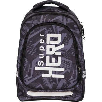 S-Cool Ученическа, анатомична раница s-cool light super hero, 19 л