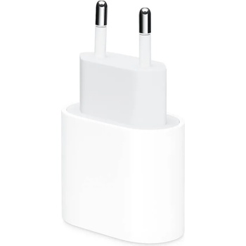 Apple 20W USB-C Power Adapter - оригинално захранване за iPhone, iPad и устройства с USB-C порт (ритейл опаковка)