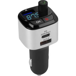Kraft & Dele Многофункционален FM трансмитер 12-24V с Bluetooth 5.3 67964 (KD3668)