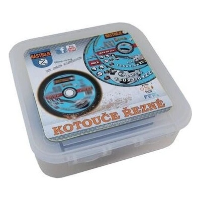Nástroje cz Řezný kotouč 150 x 1,6 x 22 mm IM-1-B-150-1,6RU-10 10 ks – Zboží Mobilmania